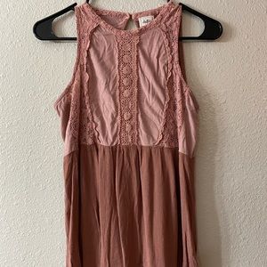 Daytrip mauve tank top blouse